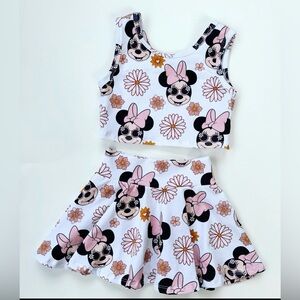 Minnie Mouse Disney Print Two-Piece Set Baby Girl/Toddler Girl